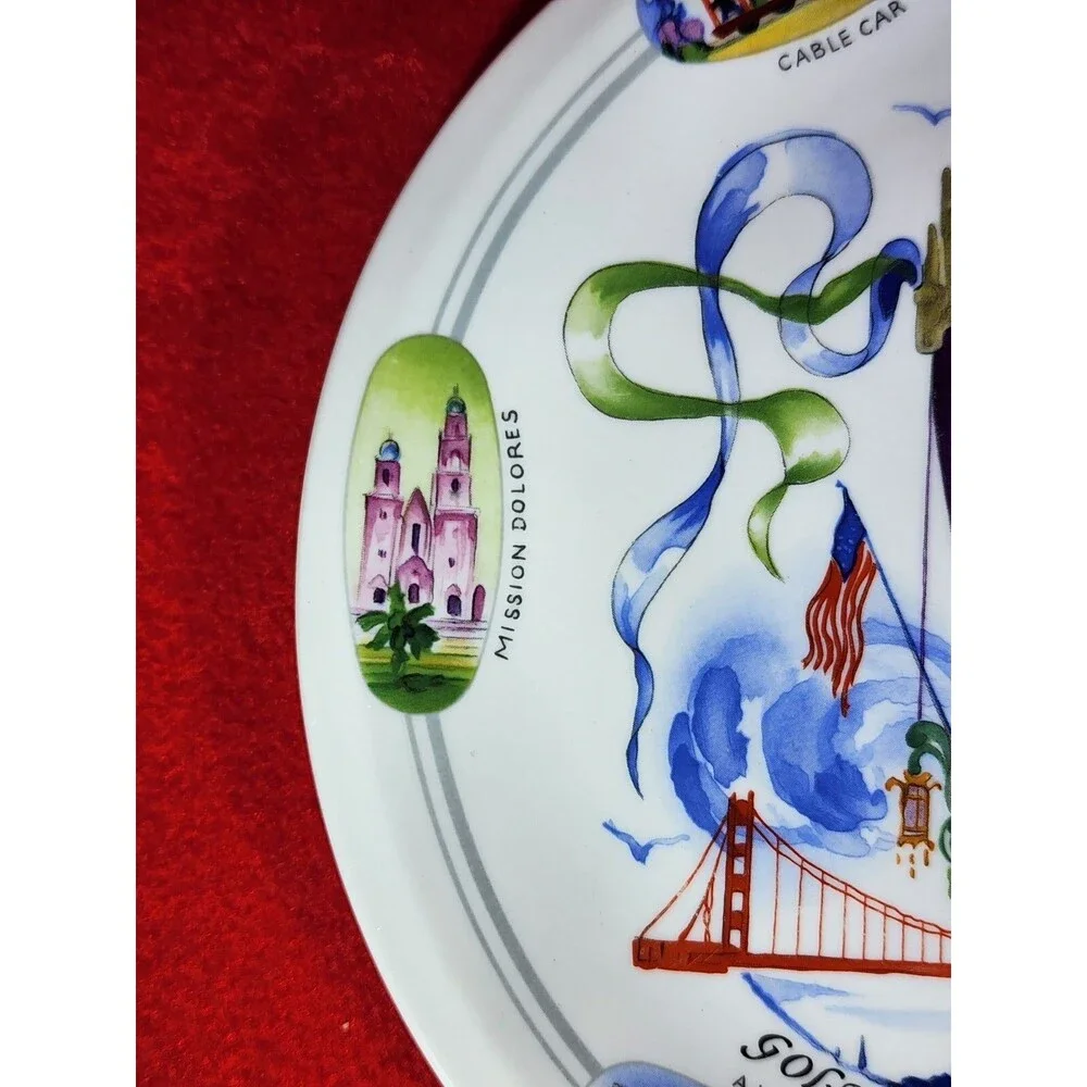 Villeroy & Boch “Balloon Golden Gate San Francisco” Porcelain Collectors Plate